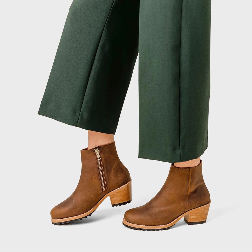 Portland Leather Company Ankle Booties.